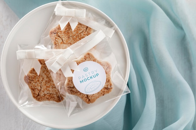 Cookies in transparenter Verpackung