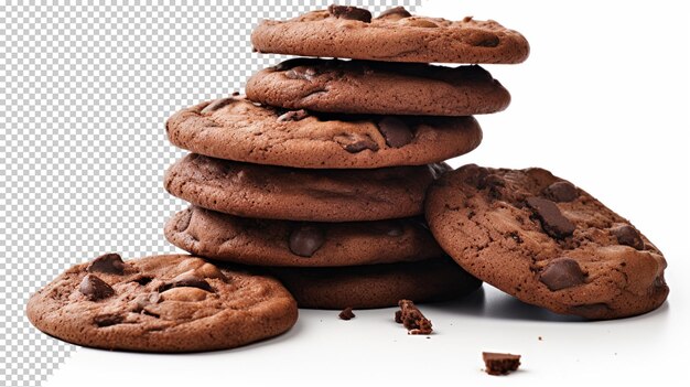 PSD cookies isolados em fundo transparente