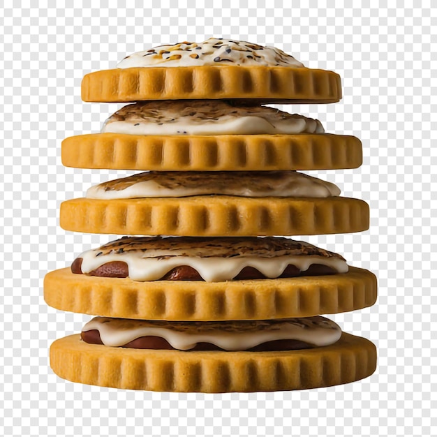 PSD cookies png isolados em psd premium de fundo transparente