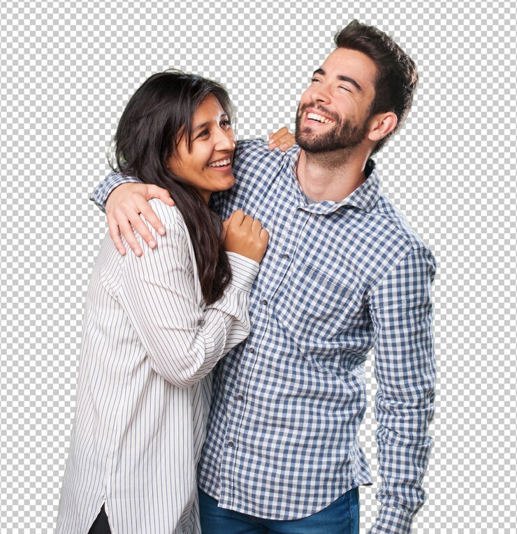 PSD cool casal se divertindo