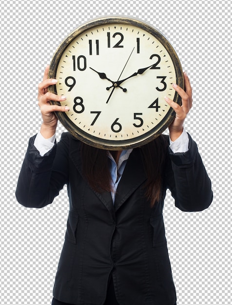 PSD cool empresaria con reloj