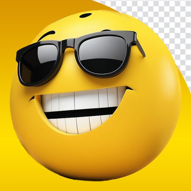 Coole Smiley-Emoji