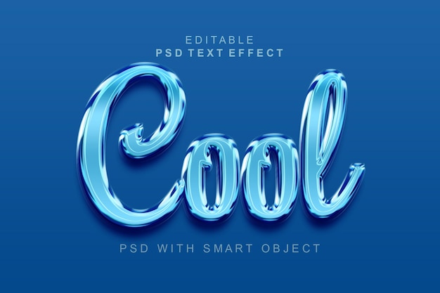 PSD cooler 3d-texteffekt