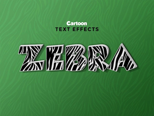 Cooler bearbeitbarer 3D-Texteffektstil