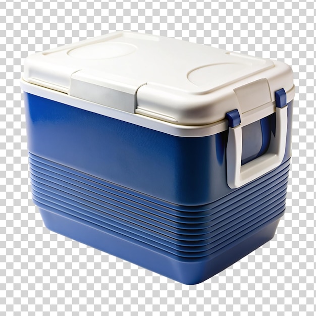 PSD cooler de praia isolado em fundo transparente