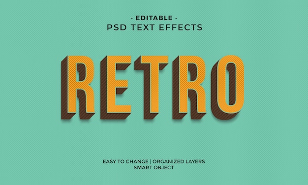Cooler Retro-Texteffekt