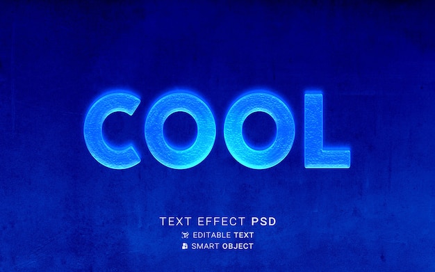 PSD cooles texteffekt-design