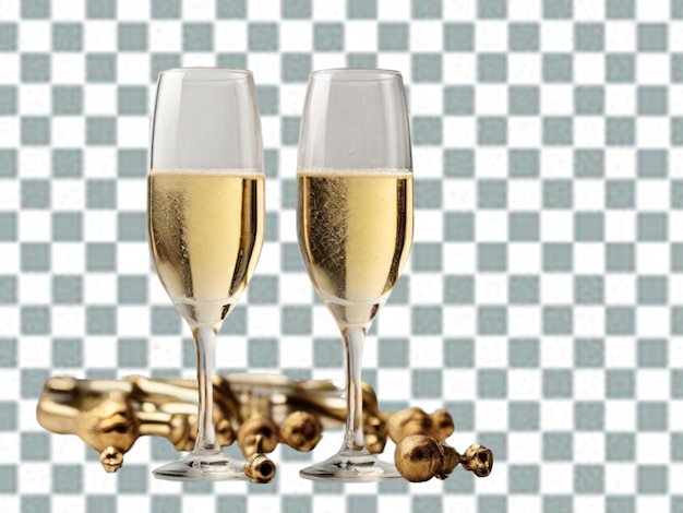 PSD copas de champán para brindar