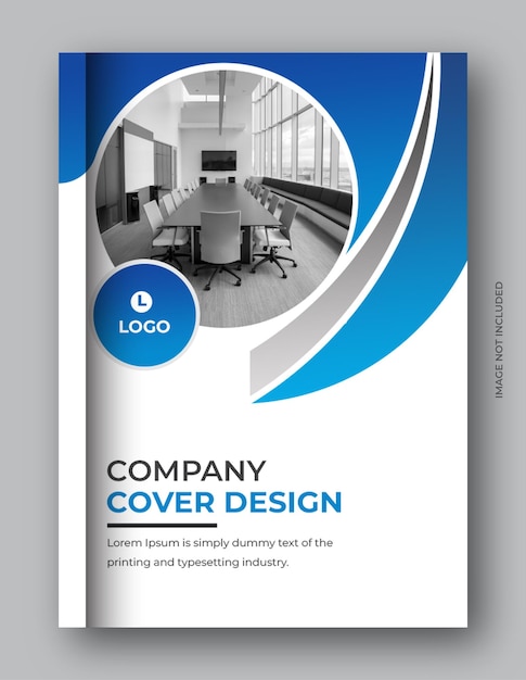 Copertina del libro di affari aziendali relazione annuale Brochure design