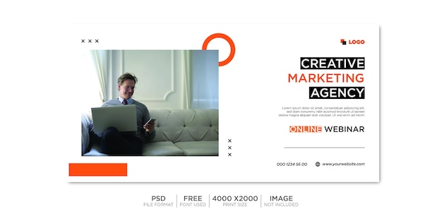 Copertina facebook aziendale e banner web