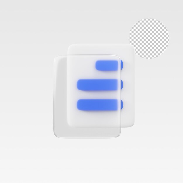 copia del file 3d illustrazione