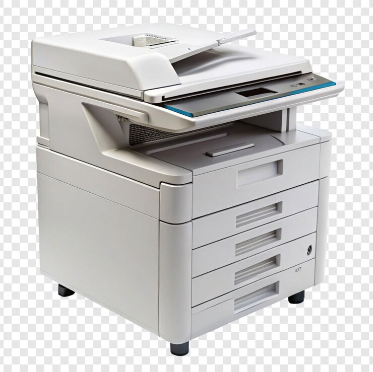 PSD copier isolated on transparent background
