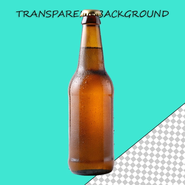 PSD copo de cerveja isolado sobre um fundo transparente