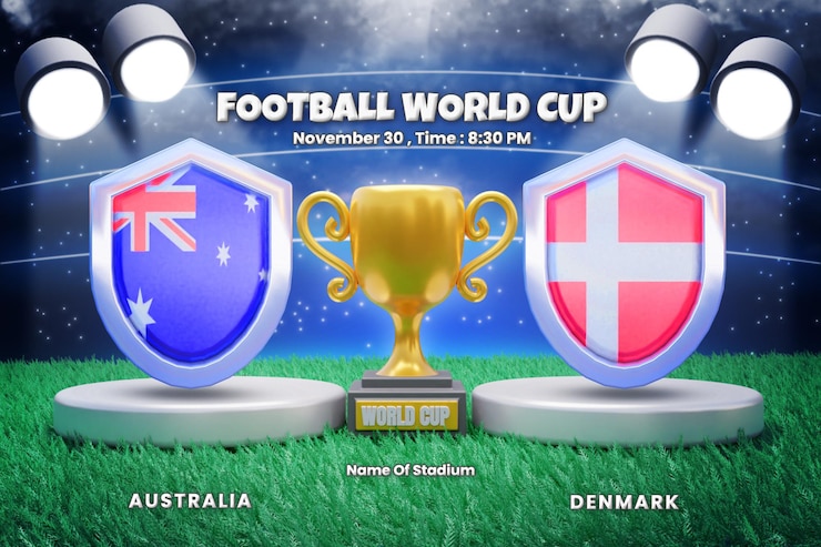 PSD coppa del mondo, partite della fase a gironi, trasmissione del tabellone segnapunti australia vs danimarca