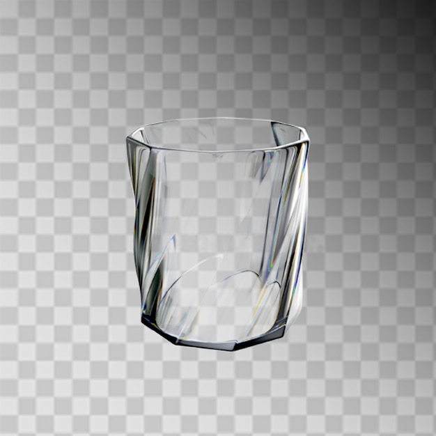 Coppa di whisky di vetro