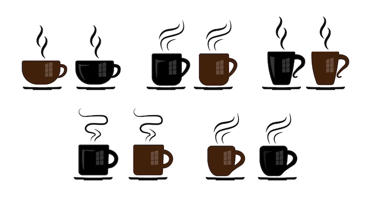 PSD coppe da caffè a vapore