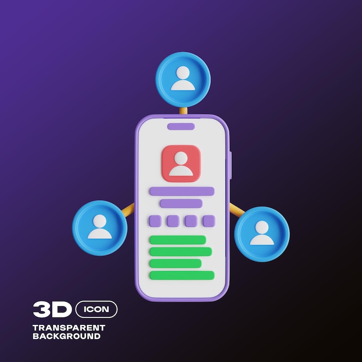 PSD copy writing 3d icon png template