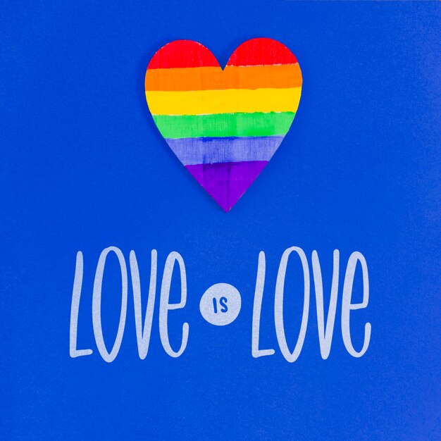 Copyspace-Mockup für den LGBT-Pride Day