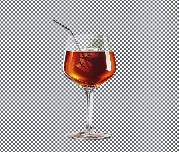 Coquetel saboroso e delicioso Vinho de palma isolado em fundo transparente