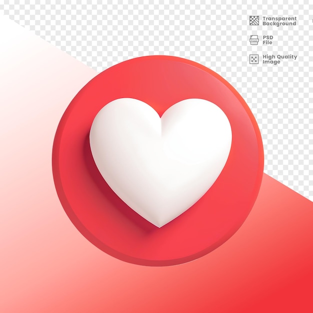 CORACAO 3D ELEMENTO PARA COMPOSICAO 3D Elemento del corazón para la composición