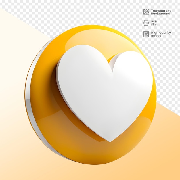 CORACAO 3D ELEMENTO PARA COMPOSICAO 3D Elemento del corazón para la composición