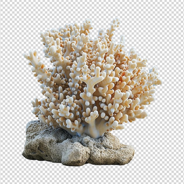 Coral blando aislado en blanco