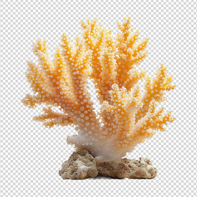 Coral mole isolado em branco