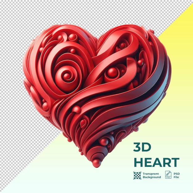 El corazón en 3d