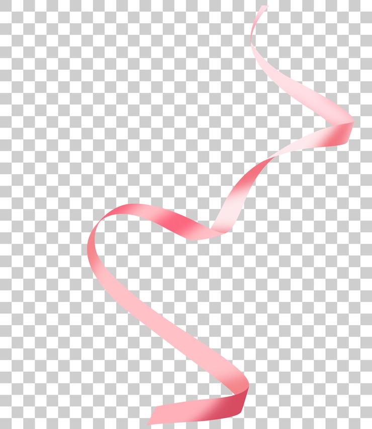 PSD el corazón de la cinta rosa gira