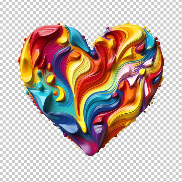 PSD el corazón divertido png