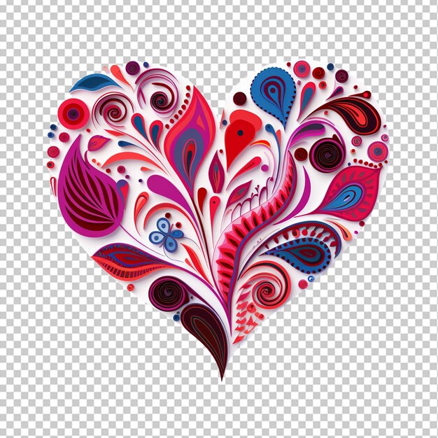 PSD el corazón divertido png