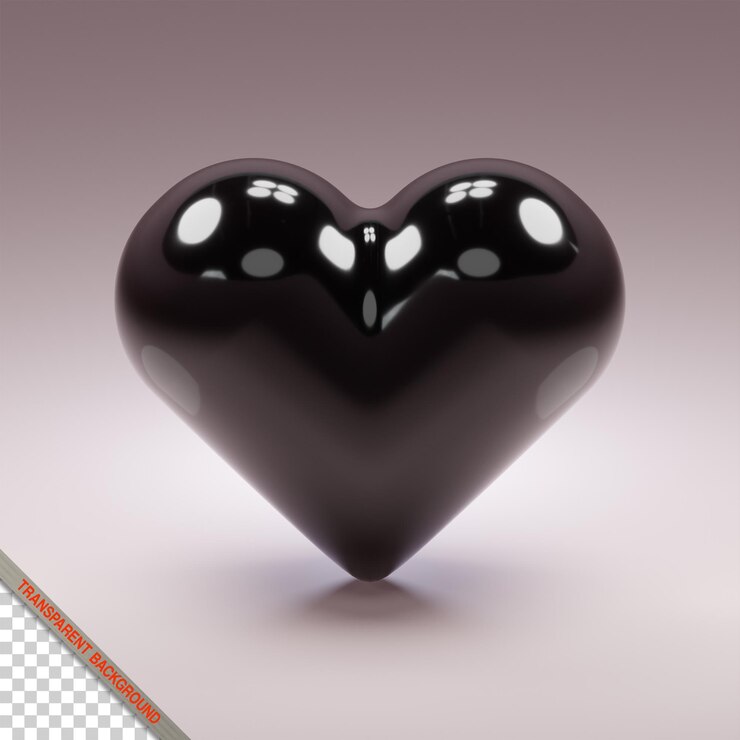 PSD el corazón negro