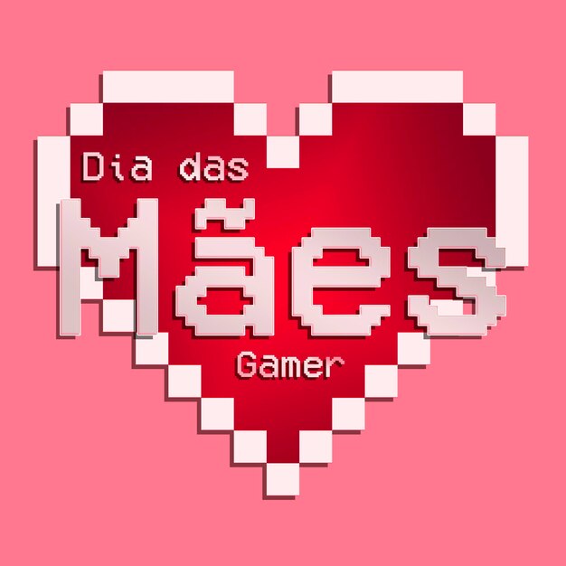 Un corazón con las palabras dias maas en él