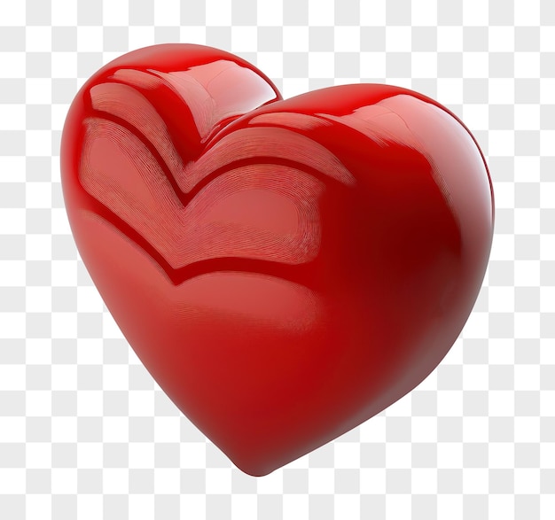 corazón rojo