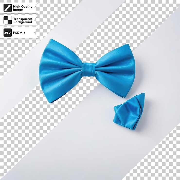 PSD corbata de papagaio psd en fondo transparente con capa de máscara editable