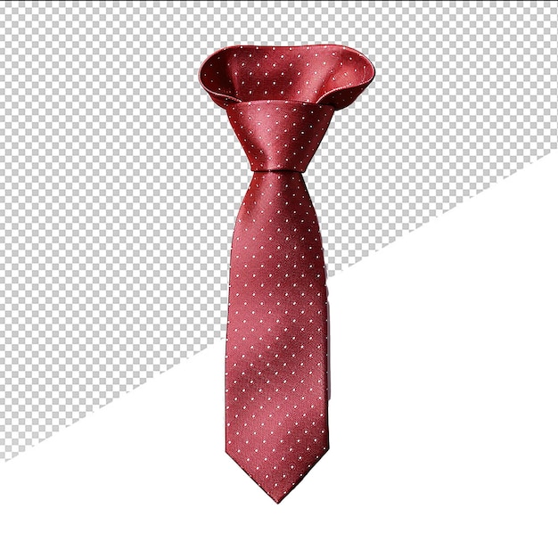 PSD corbata roja psd sobre un fondo transparente