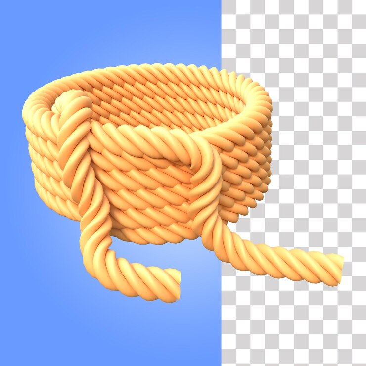 PSD corda de escalada ícone 3d