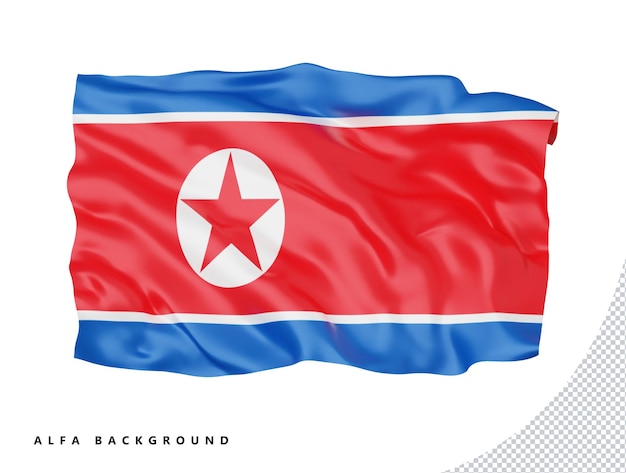 Corea del norte bandera símbolo de icono de signo nacional internacional