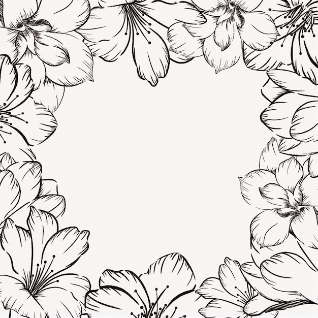 cornice di fiori