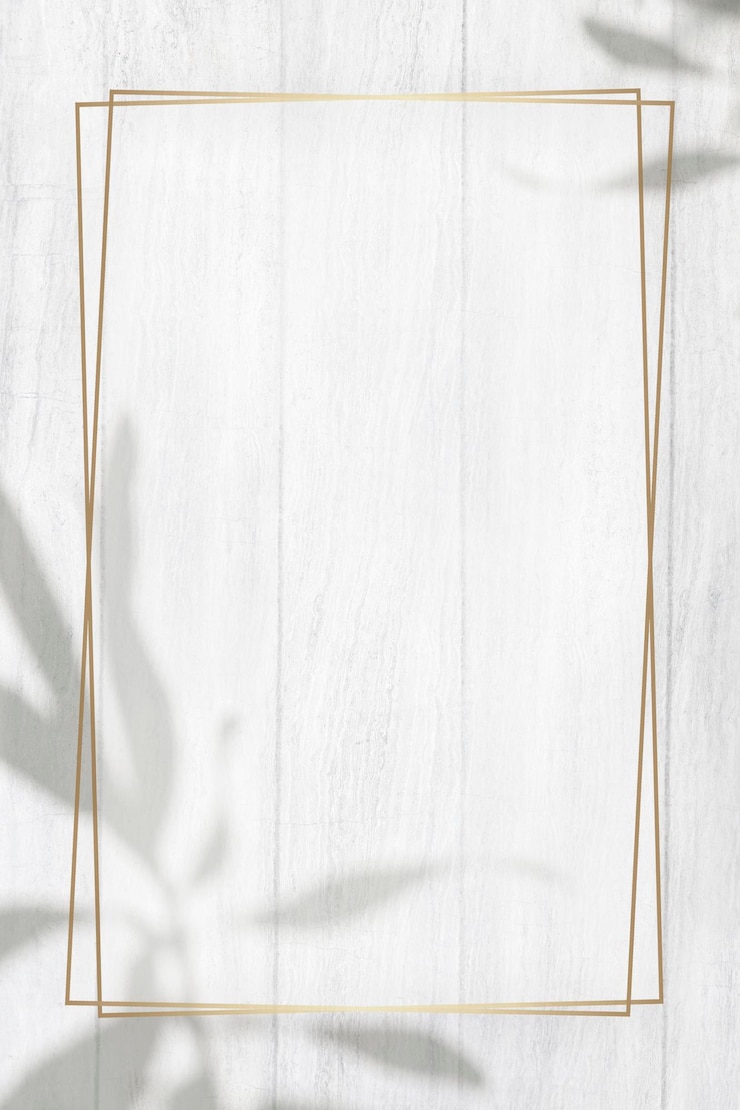 PSD cornice dorata con foglie ombra su sfondo semplice struttura in legno