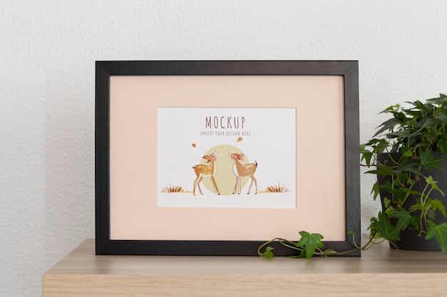 Cornici con mockup di elementi ornamentali