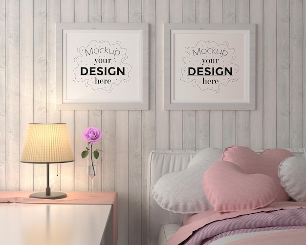 Cornici per poster in camera da letto