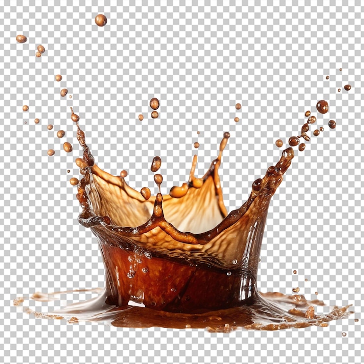 PSD la corona de cola salpicada