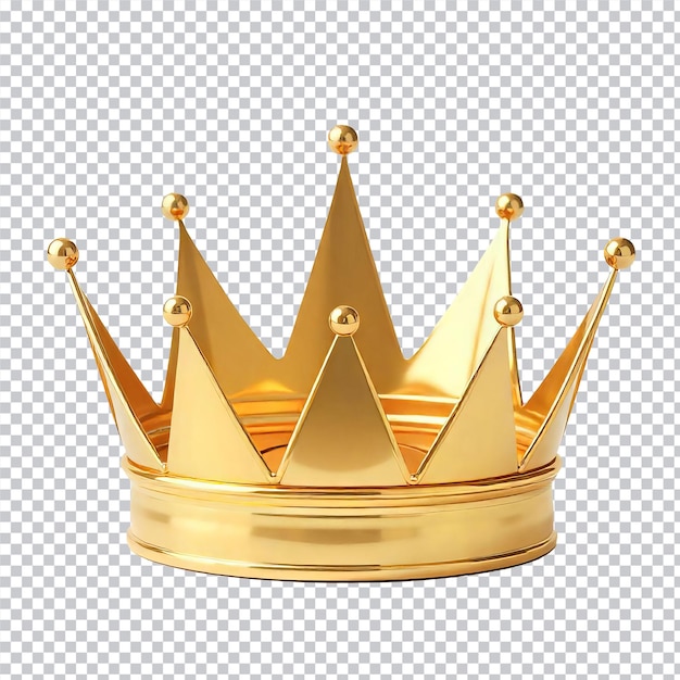 Corona d'oro con disegni dettagliati