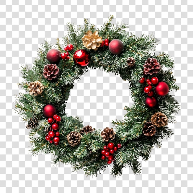 Corona de Navidad de Papua Nueva Guinea decoración tradicional con pinos