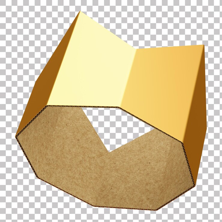 PSD corona de papel dorado 3d para el día de los niños y el juego del rey con fondo transparente