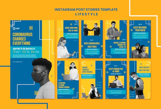 Coronavirus Lifestyle Instagram Geschichten