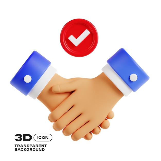Corporate Business 3D Icon PNG Template