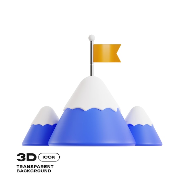 Corporate Business 3D Icon PNG Template
