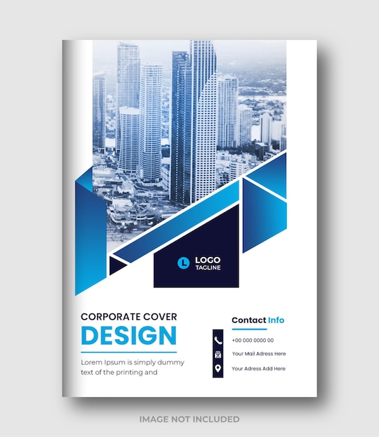 Corporate business book cover broschüre vorlagendesign